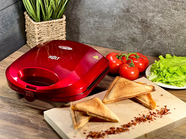 Сэндвичница Holt HT-SC-007 (красный)