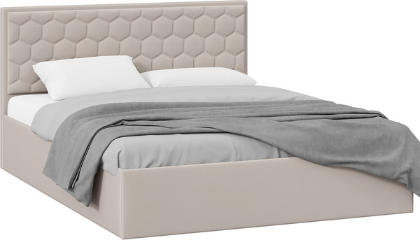 Двуспальная кровать ТриЯ Порто универсальная с ПМ и заглушиной 180x200 - фото