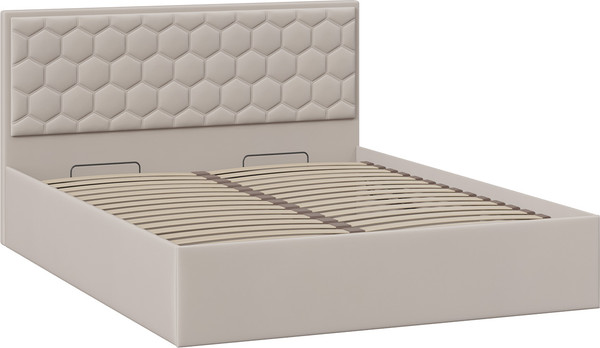 Двуспальная кровать ТриЯ Порто универсальная с ПМ и заглушиной 180x200