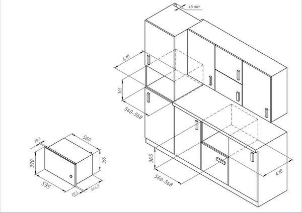 Микроволновая печь Monsher MMH 2050 B
