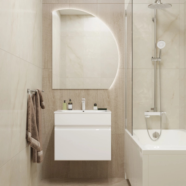 Тумба под умывальник Mixline Брикс-60 555004 - фото