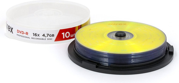 Набор дисков DVD-R Mirex 16X 4.7GB / UL130003A1L