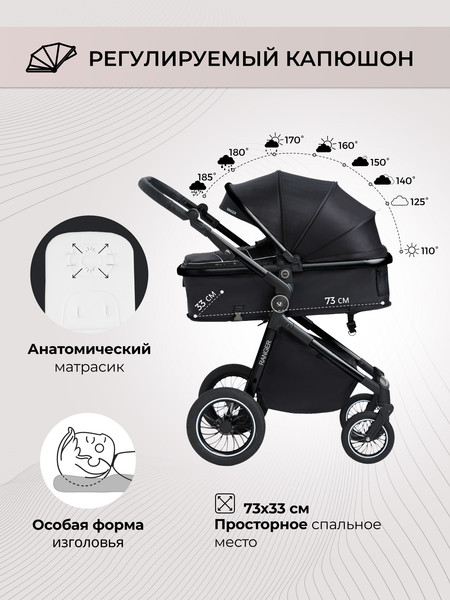 Детская универсальная коляска Sweet Baby Ranger 3в1