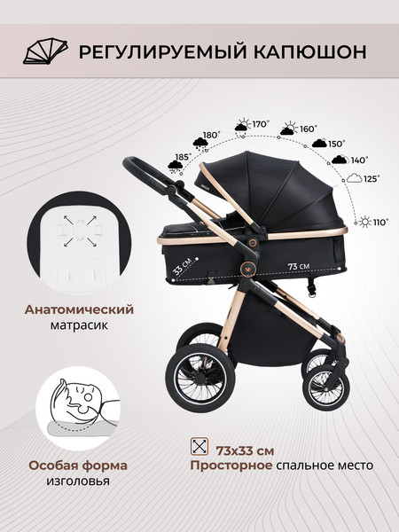 Детская универсальная коляска Sweet Baby Ranger 3в1