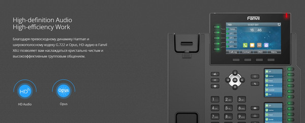 VoIP-телефон Fanvil Х6U