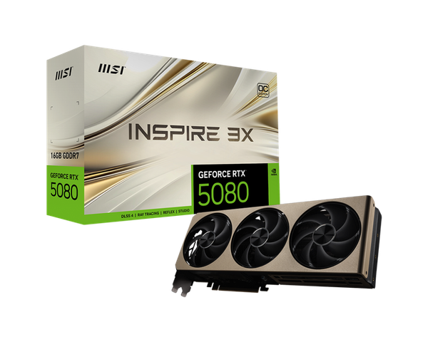 Видеокарта MSI RTX 5080 16G Inspire 3X