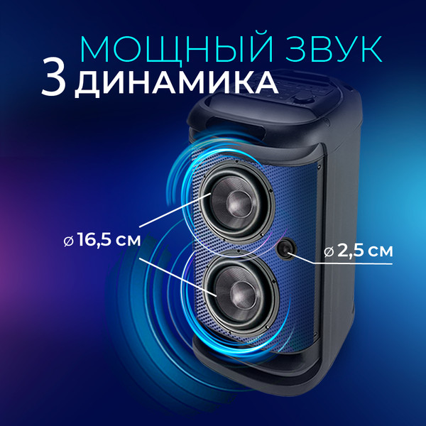 Портативная колонка Ginzzu GM-117