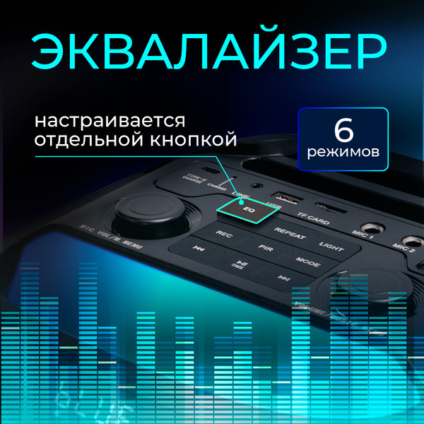 Портативная колонка Ginzzu GM-117