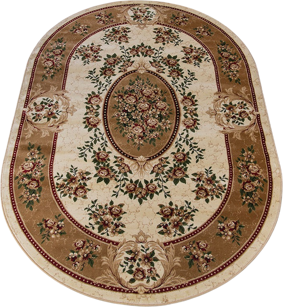 Ковер Белка Акварель Овал 20611 22126 - фото