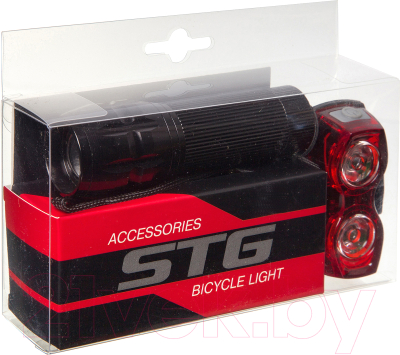 Набор фонарей для велосипеда STG FL1203 TL5424 / Х88376