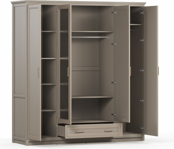 Шкаф Black Red White Classic SZF2D2L1S