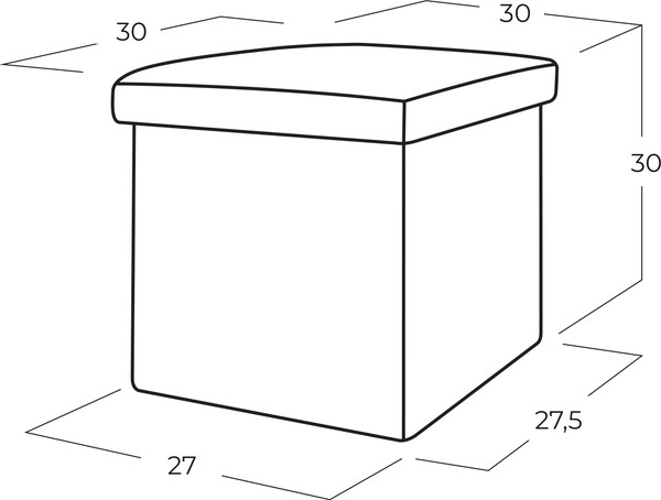 Пуф Гелеос 31-СЗ складной
