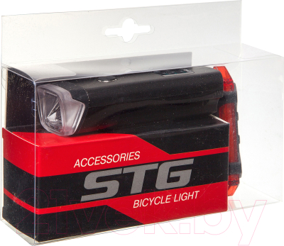 Набор фонарей для велосипеда STG FL1559 TL5411 / Х88383