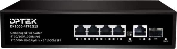 Коммутатор Dptek DK1000-4TP1G1S