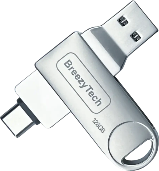 USB flash накопитель BreezyTech OTG120 128GB 3.0 - фото