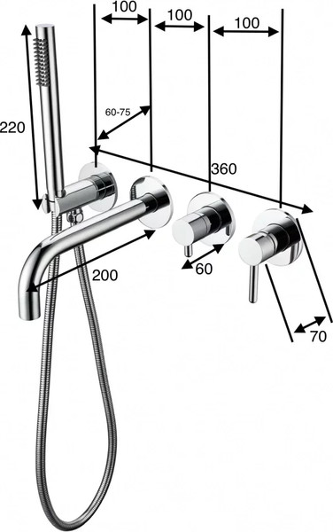 Смеситель Grocenberg GB5070NK