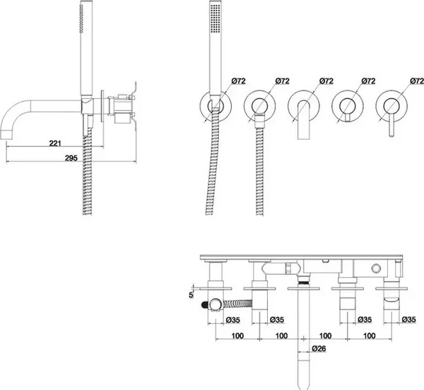 Смеситель Grocenberg GB5070NK