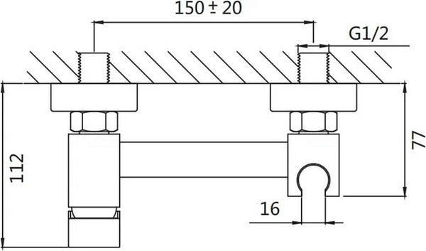 Гигиенический душ со смесителем Shevanik S137T