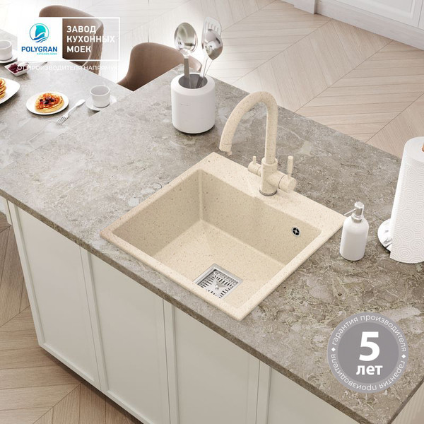 Мойка кухонная Polygran Blade 500