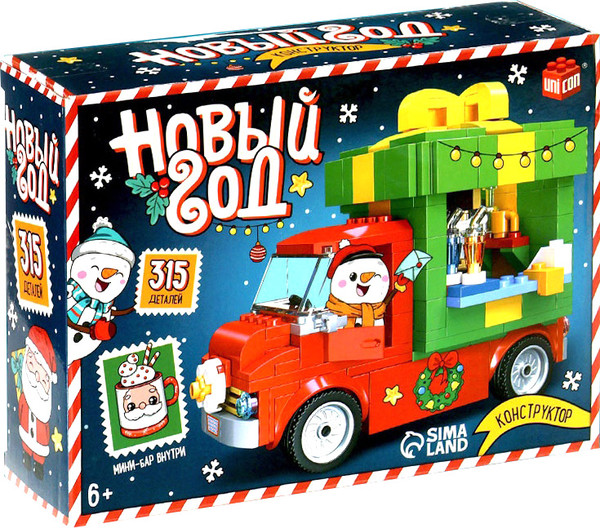 Конструктор Unicon Новый год / 10869354 - фото
