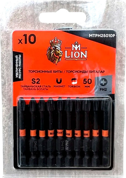 Набор бит M-Lion MPH25010P - фото
