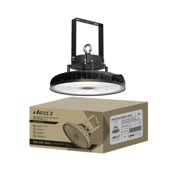 Светильник для подсобных помещений Neox UHB-LEVEL 500PA3C-SB-BL / 4690612064147