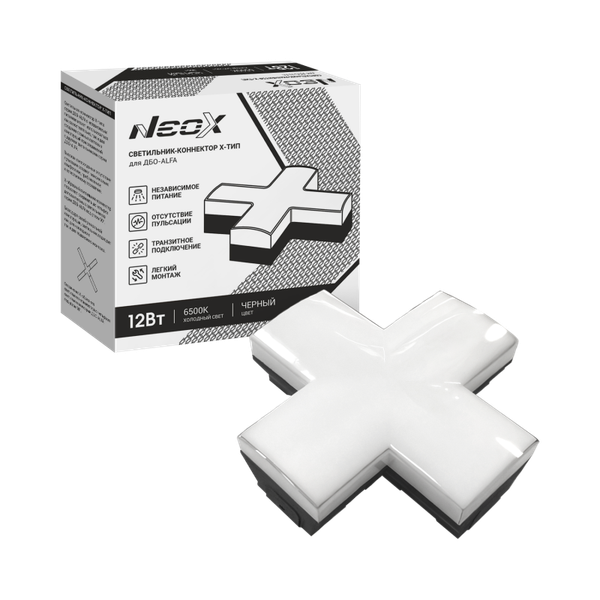Соединитель линейных светильников Neox ДБО-ALFA / 4690612060095 - фото