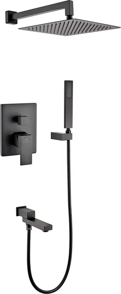 Душевая система со смесителем Grocenberg GB5089BL-1 - фото