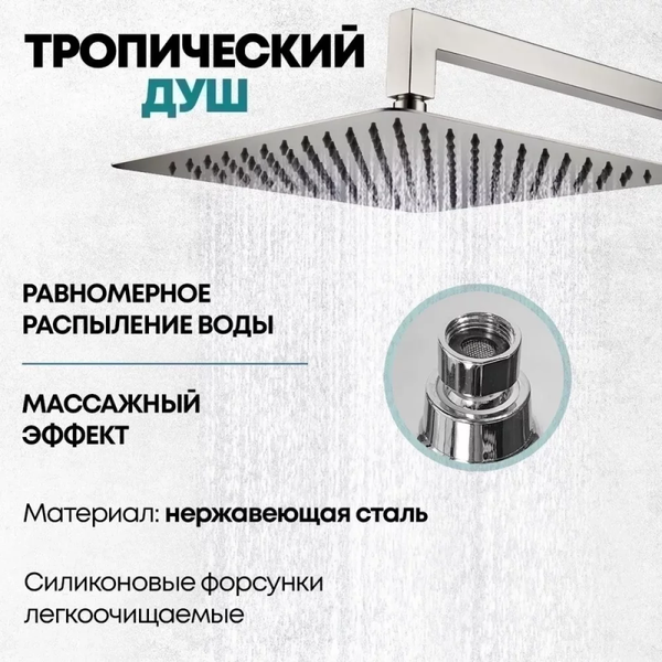 Душевая система со смесителем Grocenberg GB5089NK-1