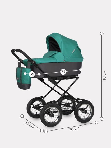 Детская универсальная коляска Riko Bella Classic 2025 2 в 1