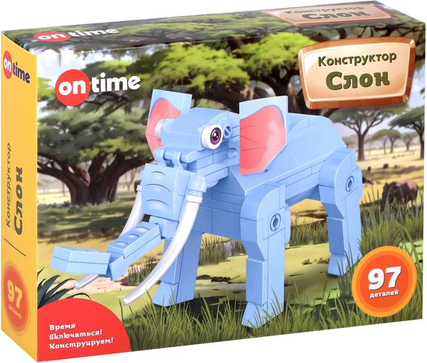 Конструктор On Time Слон / 45264 - фото