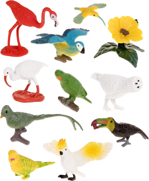 Набор фигурок игровых Наша игрушка Набор птиц / YJ367 - фото