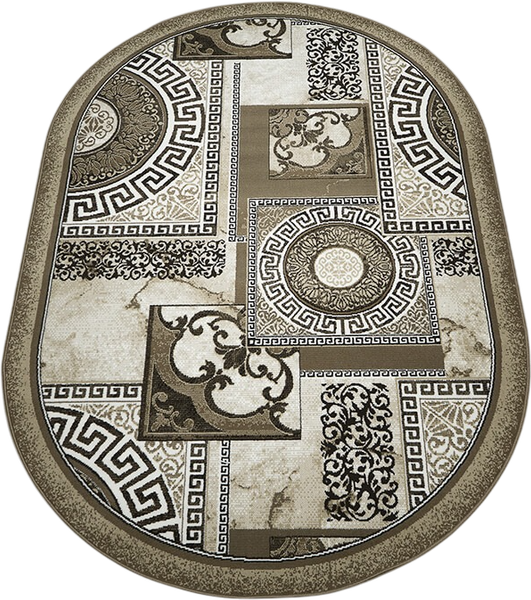 Ковер Белка Лайла де Люкс Овал 15840 10842 - фото