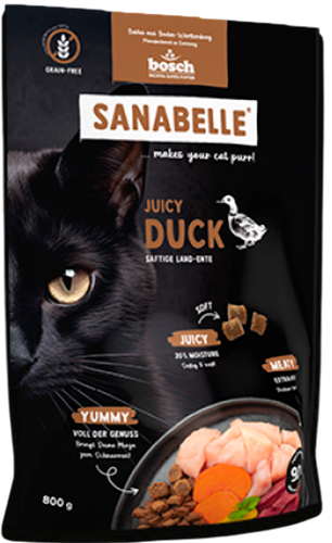 Влажный корм для кошек Bosch Petfood Sanabelle Juicy с уткой / 858904 - фото