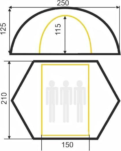 Палатка НК-Галар 3 НК Лимна