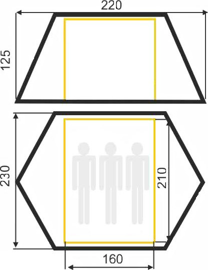 Палатка НК-Галар 3 СК 2 Щара М
