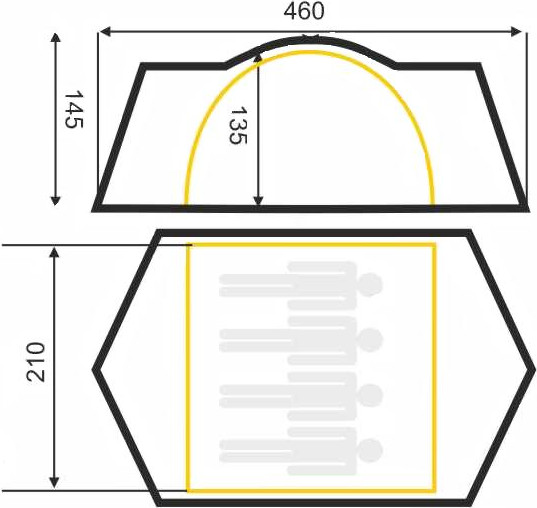 Палатка НК-Галар 4 НК 2 Нарочь