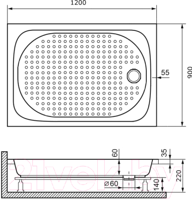Душевой поддон RGW 16180292-21