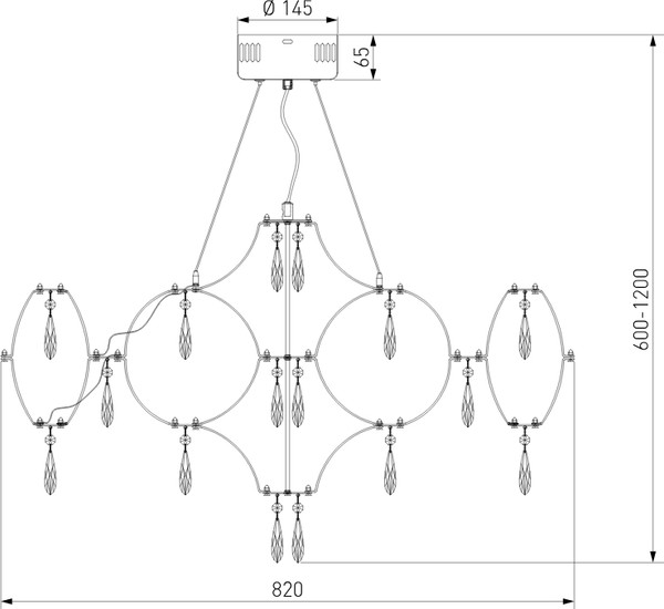 Люстра Bogate's 443/1