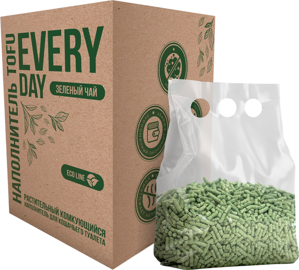 Наполнитель для туалета Everyday Tofu Box / 89298