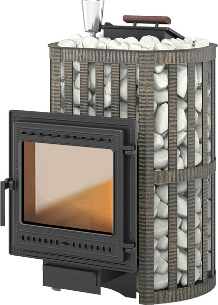 Печь-каменка Везувий Ураган Ковка 22 (505) - фото