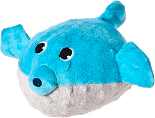 Игрушка для собак Homepet Premium Дельфин с пищалкой / 89662 - фото