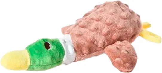 Игрушка для собак Homepet Premium Селезень с пищалкой / 89663 - фото