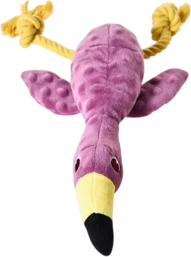 Игрушка для собак Homepet Premium Фламинго с пищалкой / 89665 - фото