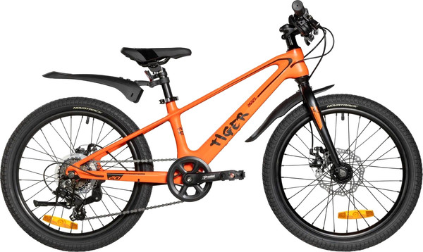Детский велосипед Novatrack 20 Tiger 20MHD.TIGER.OR4 - фото