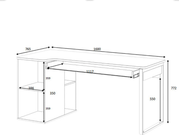 Письменный стол Involux Sale 5099 левый