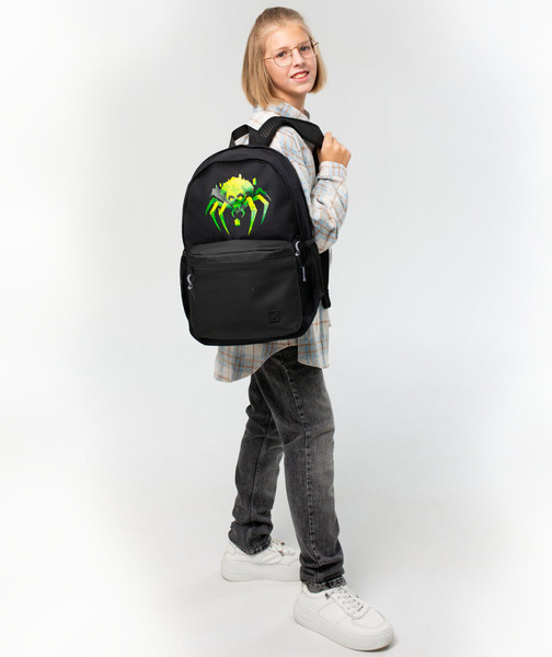 Школьный рюкзак Brauberg Green Spider / 273839