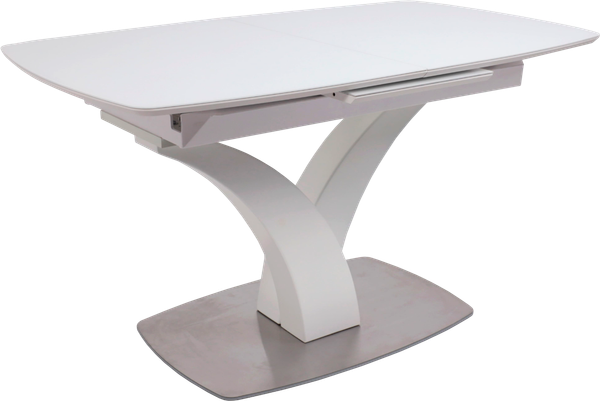 Обеденный стол Аврора Нотр дам Moderne Optiwhite 140-180x85 - фото