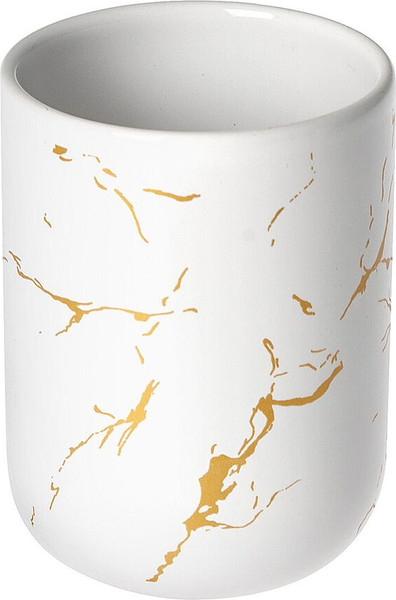 Стакан для зубной щетки и пасты Fresh Code Мрамор / 74992 - фото