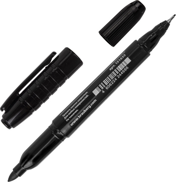 Маркер перманентный Brauberg Double / 151635